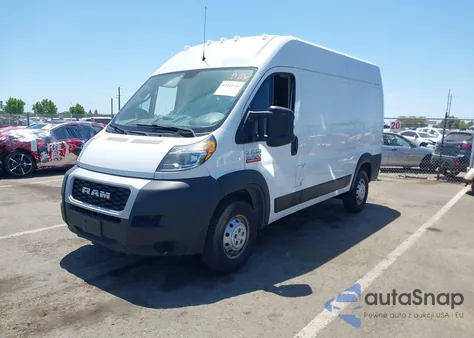 2021 Ram Promaster 2500 High Roof 136 Wb from USA, damaged, VIN 3C6LRVCG1ME574801